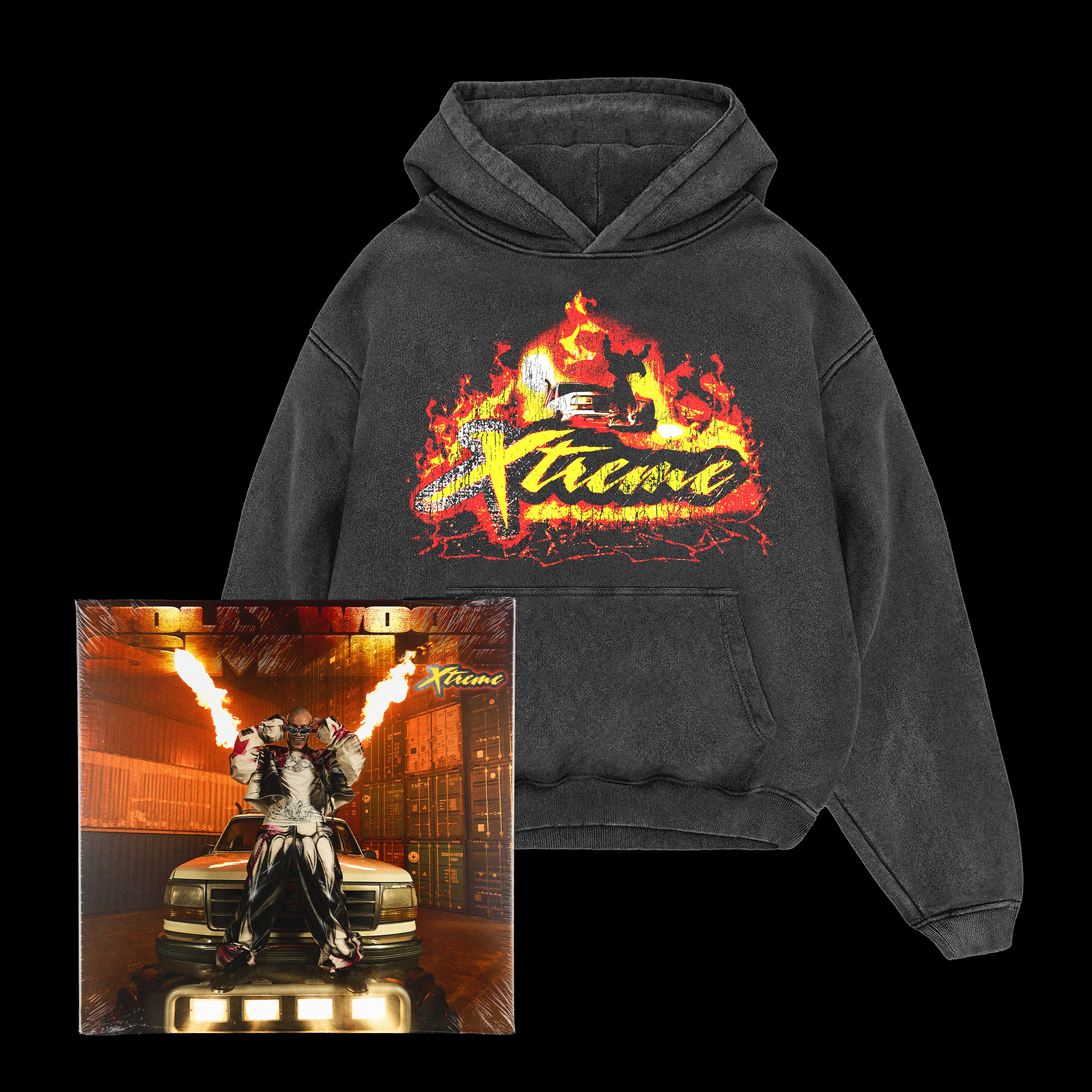 "HOLLYWOOD SMILE: Xtreme" Winyl + Bluza